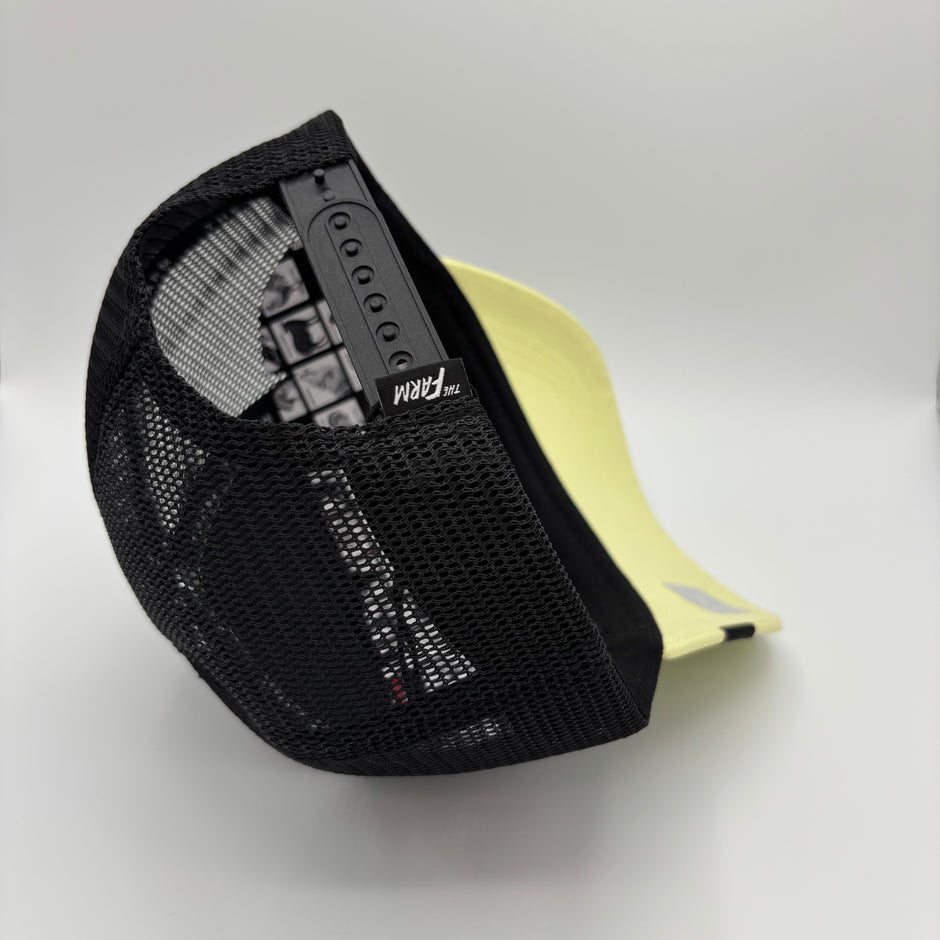 Gorra King Negro - Amarillo