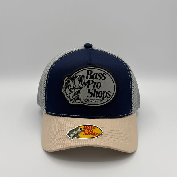 Gorra Bass Pro Azul Malla Gris