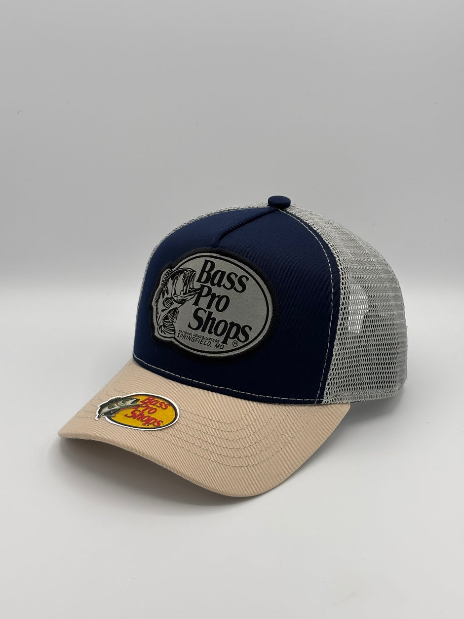 Gorra Bass Pro Azul Malla Gris