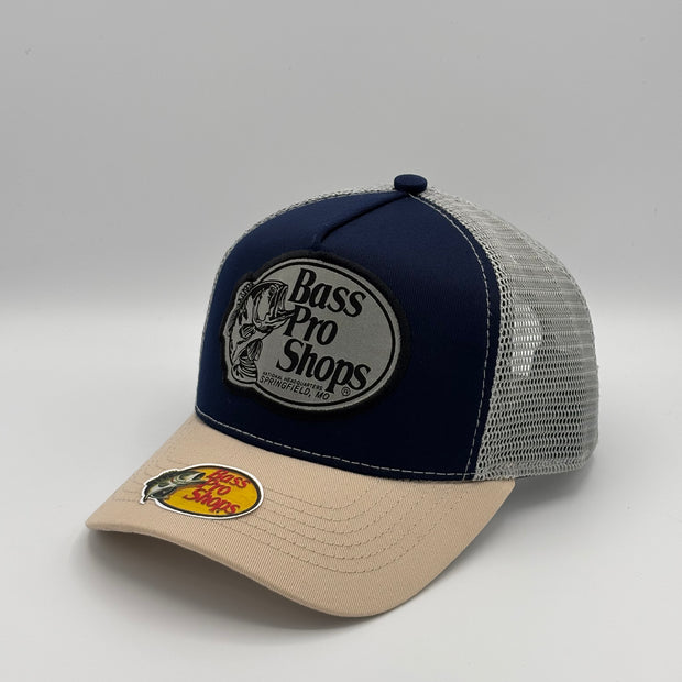 Gorra Bass Pro Azul Malla Gris
